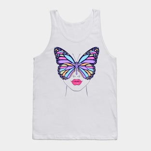 Woman butterfly Tank Top